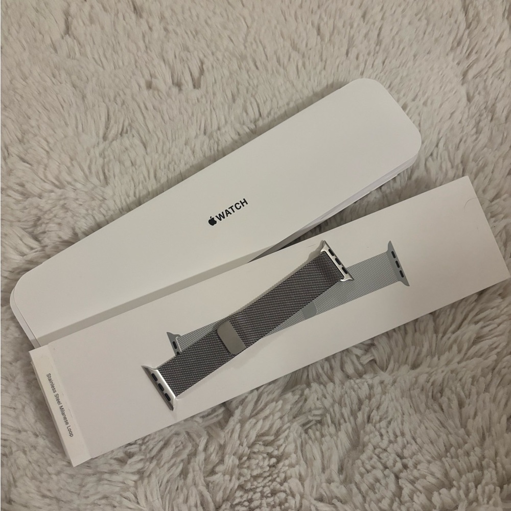 Apple Watch Band - Stainless Steel Milanese Loop 40mm